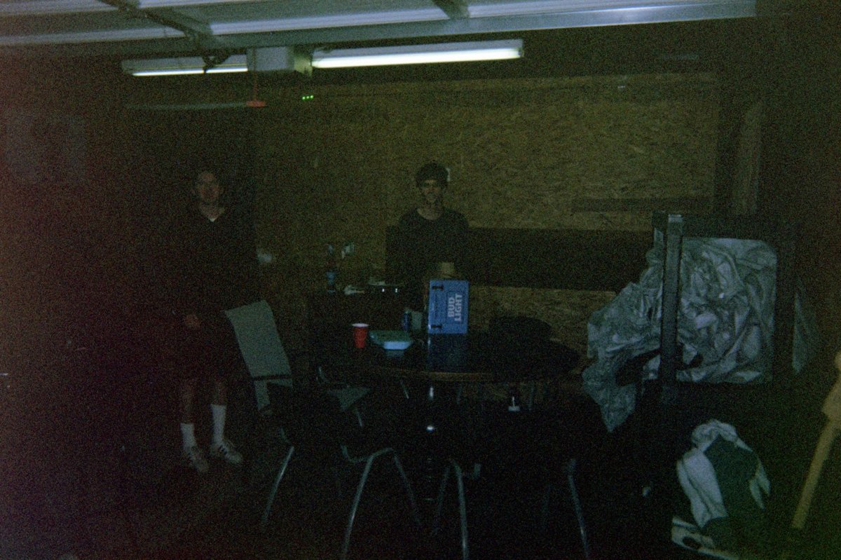 Jack and Hillman at a table